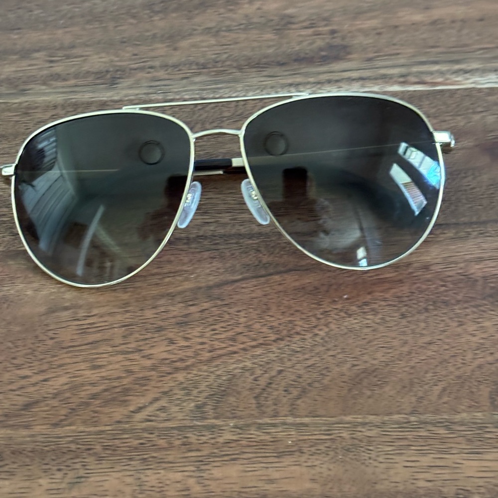 Salvatore Ferragamo Gold Sunglasses